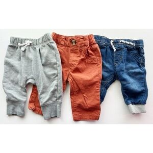 Baby Cat and Jack • 3 Piece Pants Bundle Size 0-3 Months